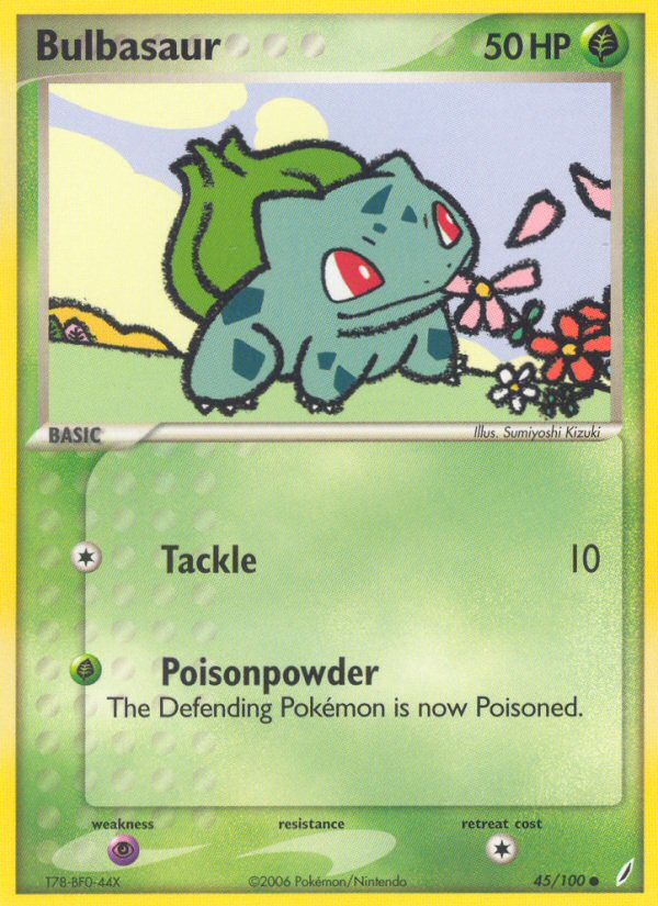 Bulbasaur — illustrated card