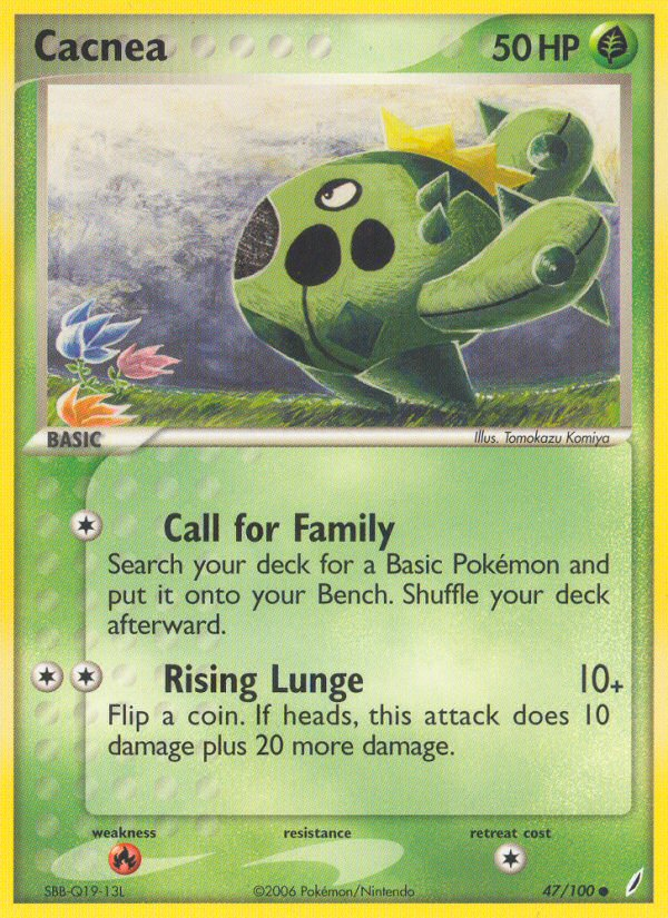 Cacnea — illustrated card