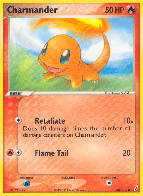 Charmander — illustrated card