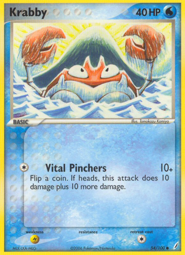 Krabby — illustrated card