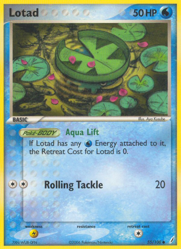 Lotad — illustrated card
