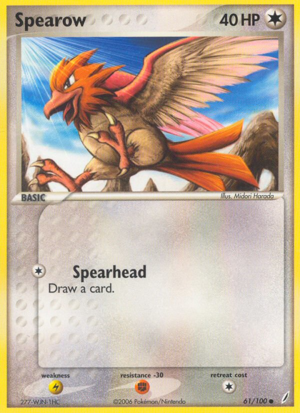 Spearow — illustrated card