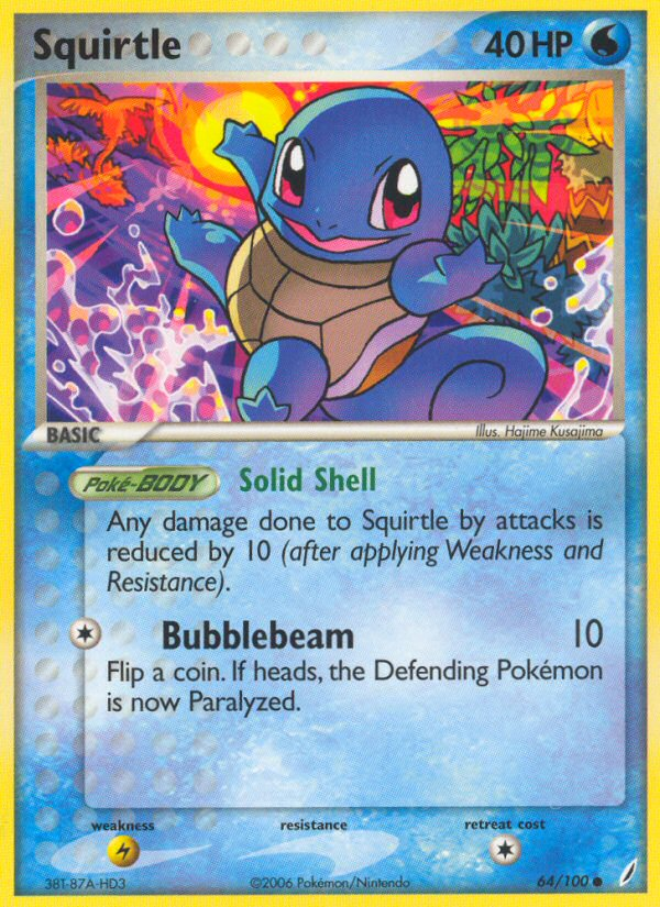 Squirtle — illustrated card