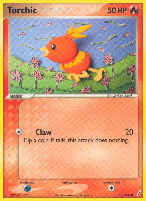 Torchic — illustrated card