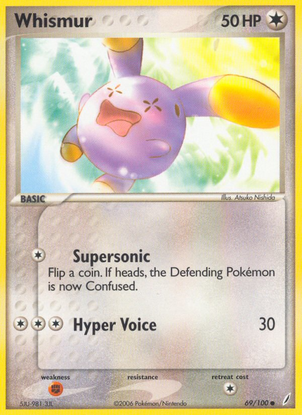 Whismur — illustrated card