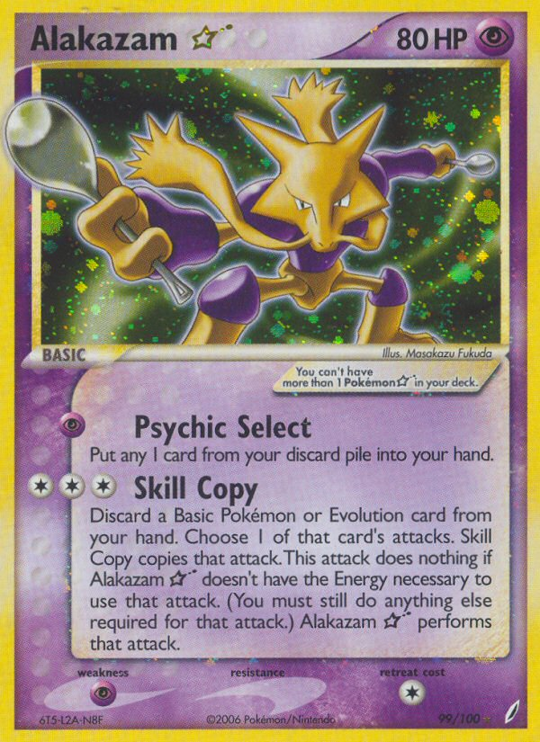 Alakazam ★ — illustrated card