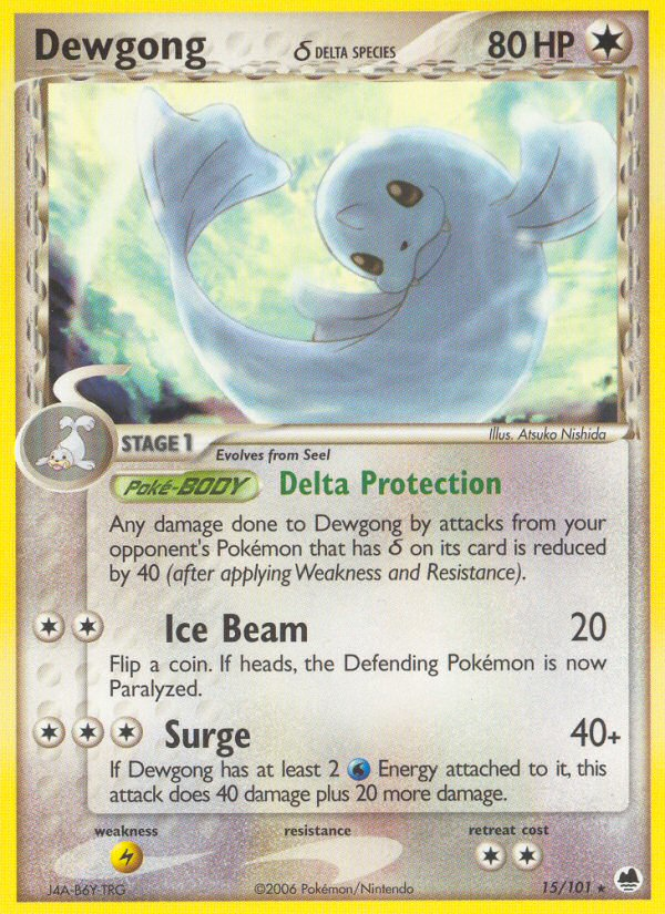 Dewgong δ — illustrated card
