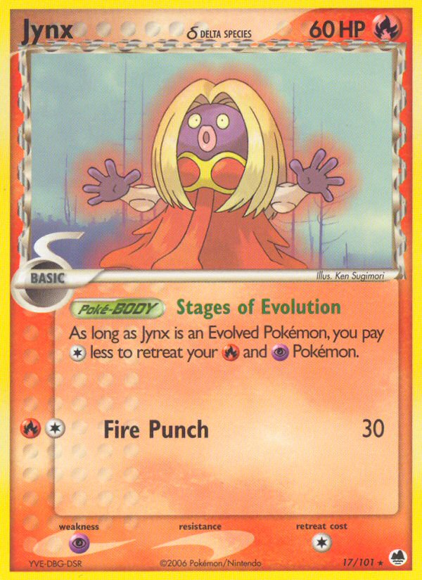 Jynx δ — illustrated card