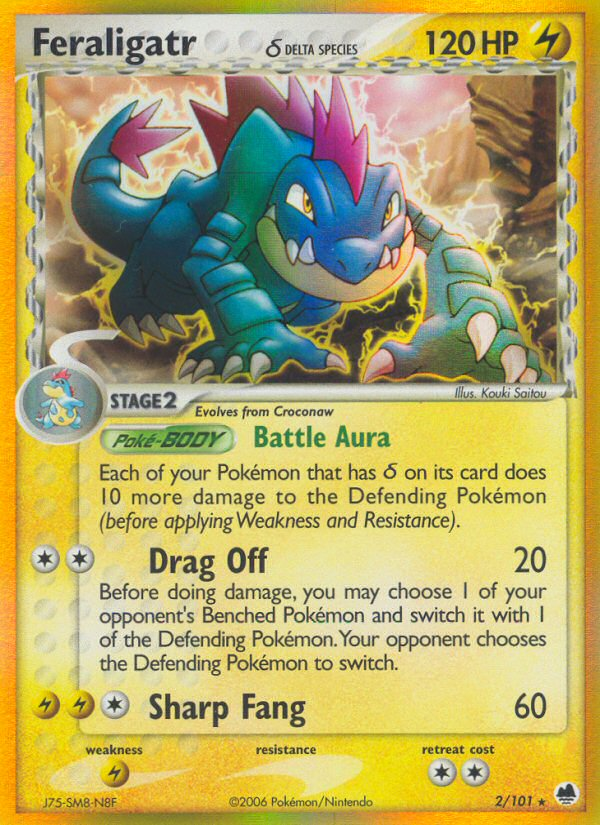 Feraligatr δ — illustrated card