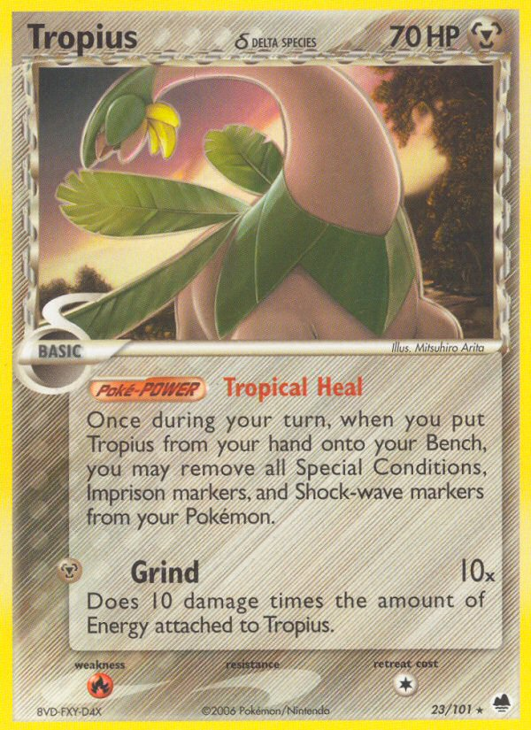 Tropius δ — illustrated card