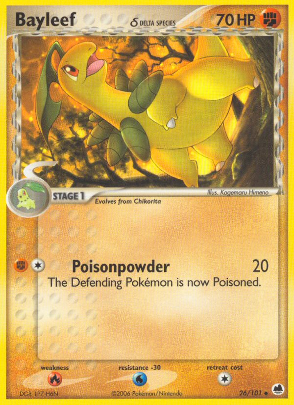 Bayleef δ — illustrated card