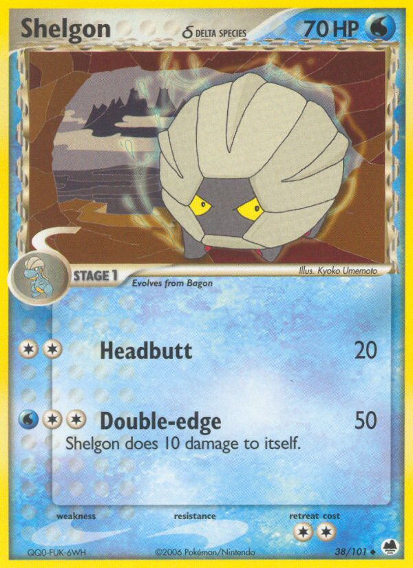 Shelgon δ — illustrated card