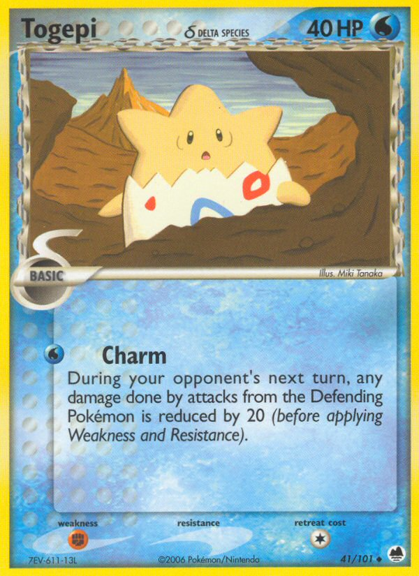 Togepi δ — illustrated card
