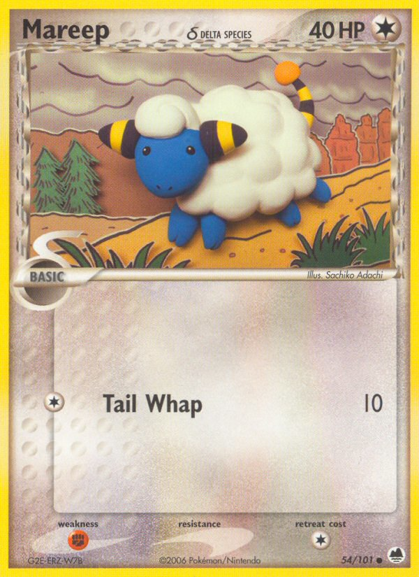 Mareep δ — illustrated card