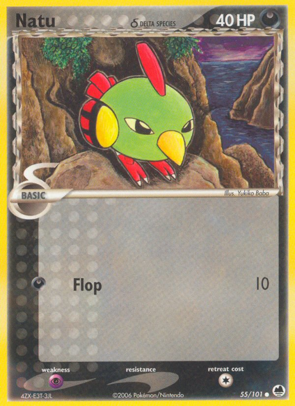 Natu δ — illustrated card