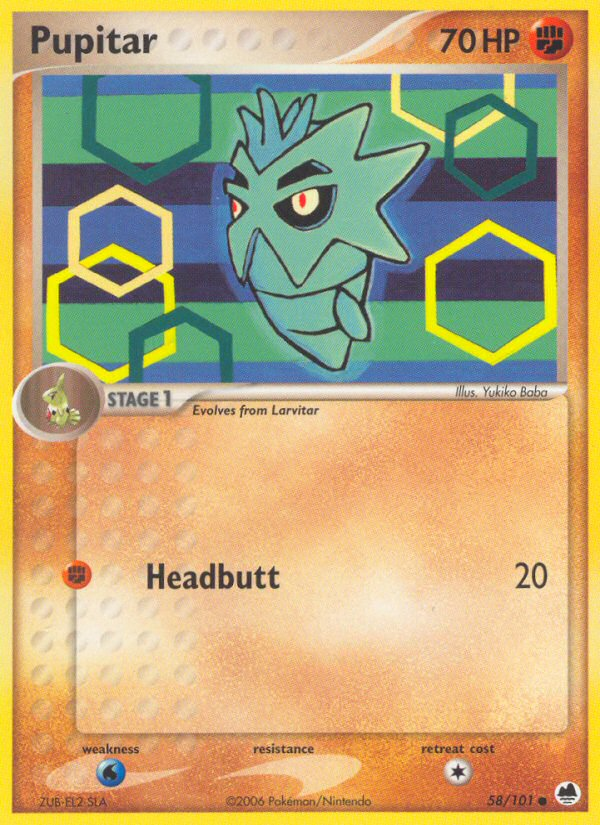 Pupitar — illustrated card