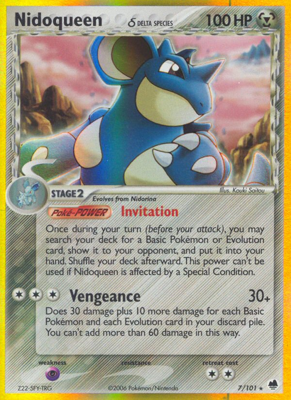 Nidoqueen δ — illustrated card
