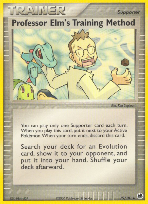 Professor Elm's Training Method — illustrated card