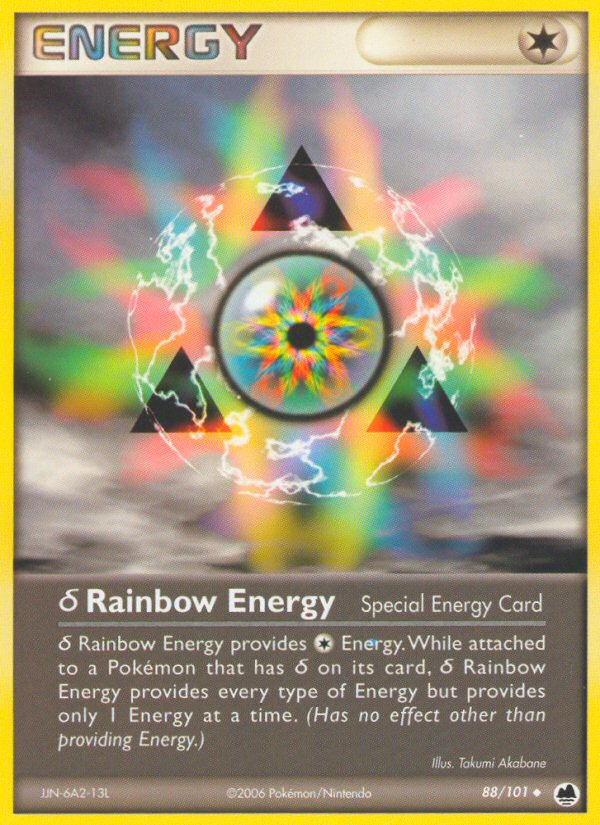 δ Rainbow Energy — illustrated card