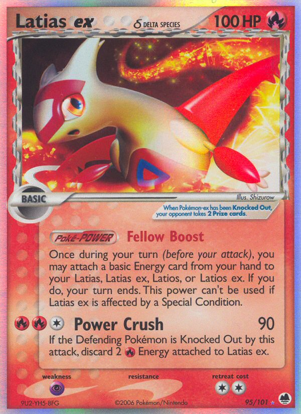 Latias ex δ — illustrated card