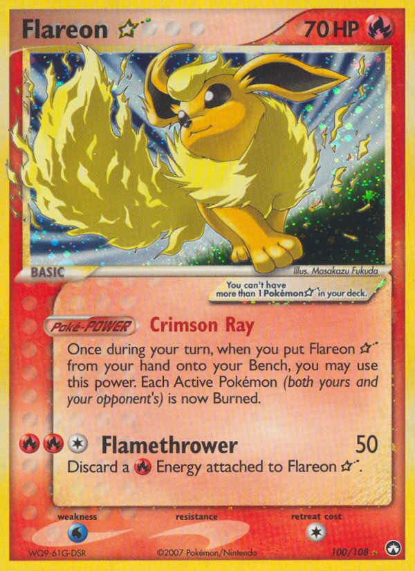 Flareon ★ — illustrated card
