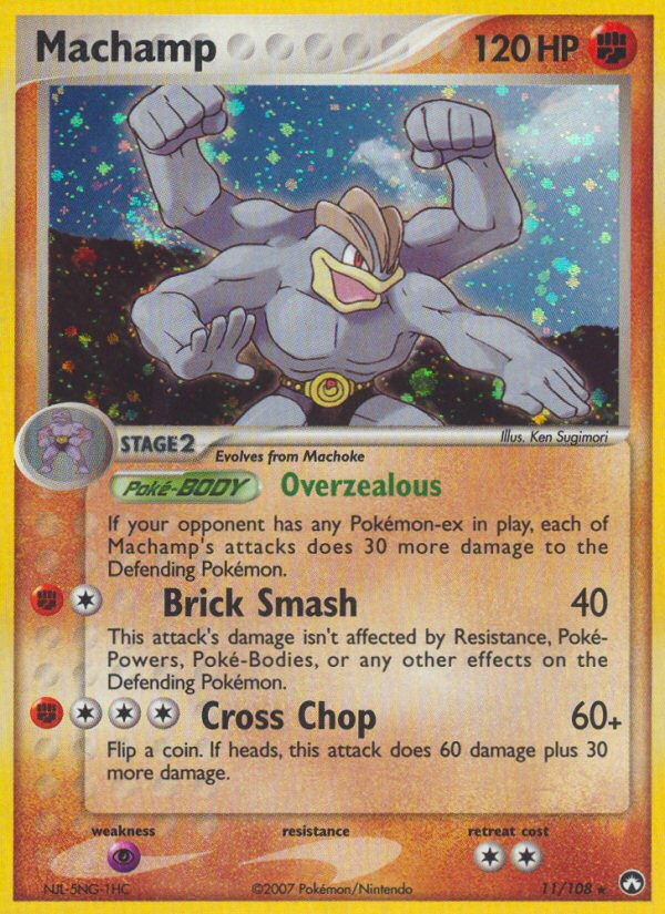 Machamp — illustrated card