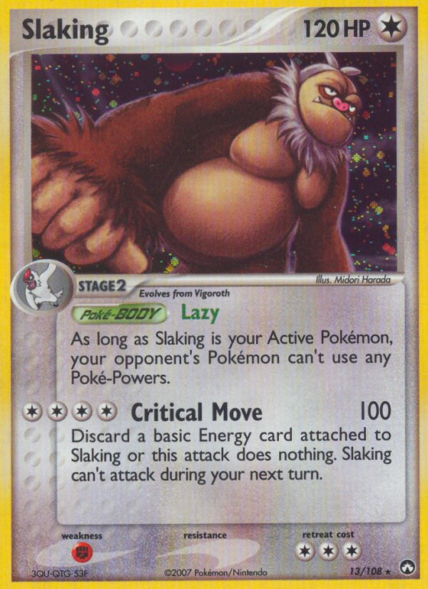 Slaking — illustrated card