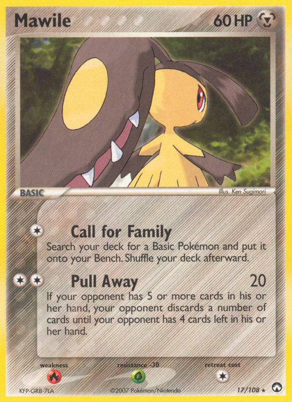 Mawile — illustrated card
