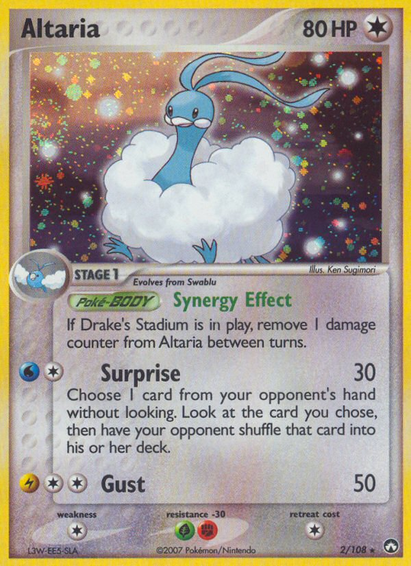 Altaria — illustrated card