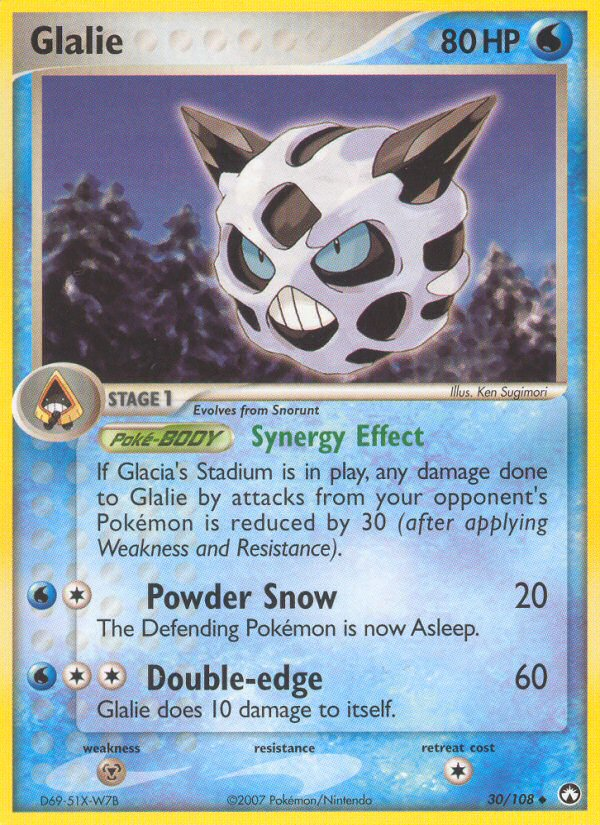 Glalie — illustrated card