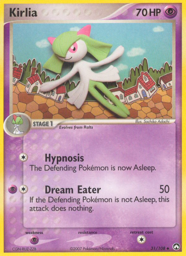 Kirlia — illustrated card