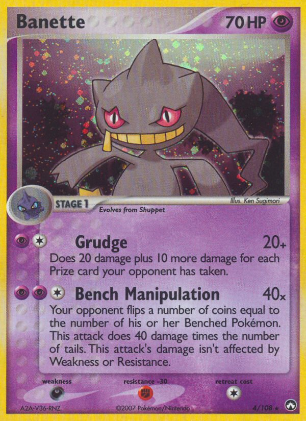 Banette — illustrated card