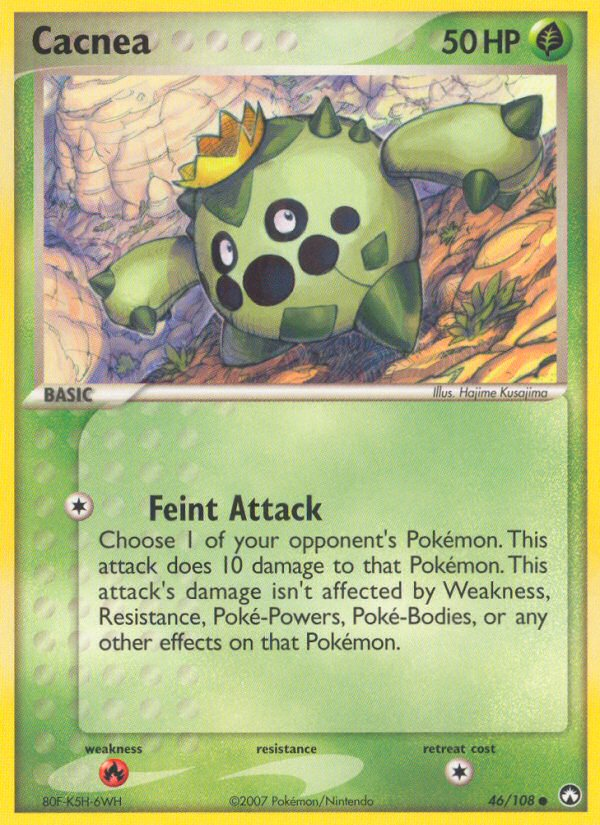 Cacnea — illustrated card