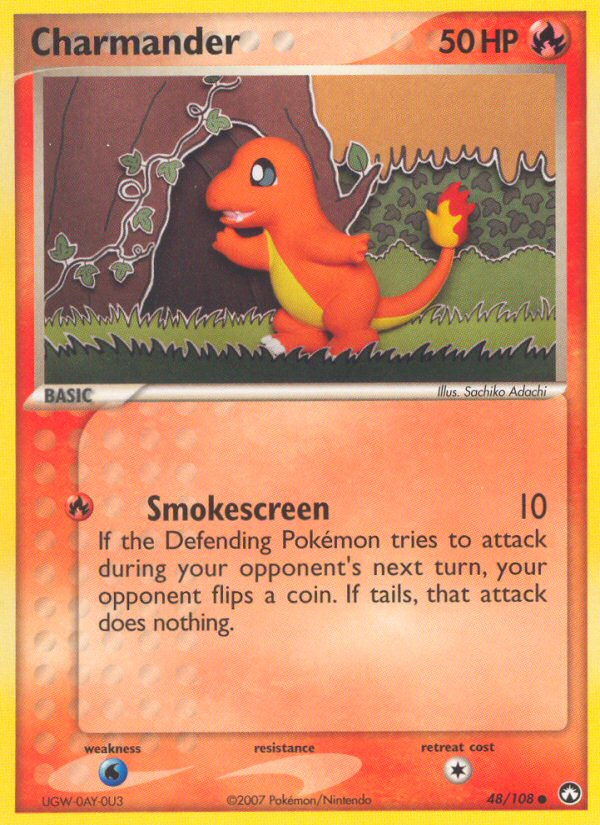 Charmander — illustrated card