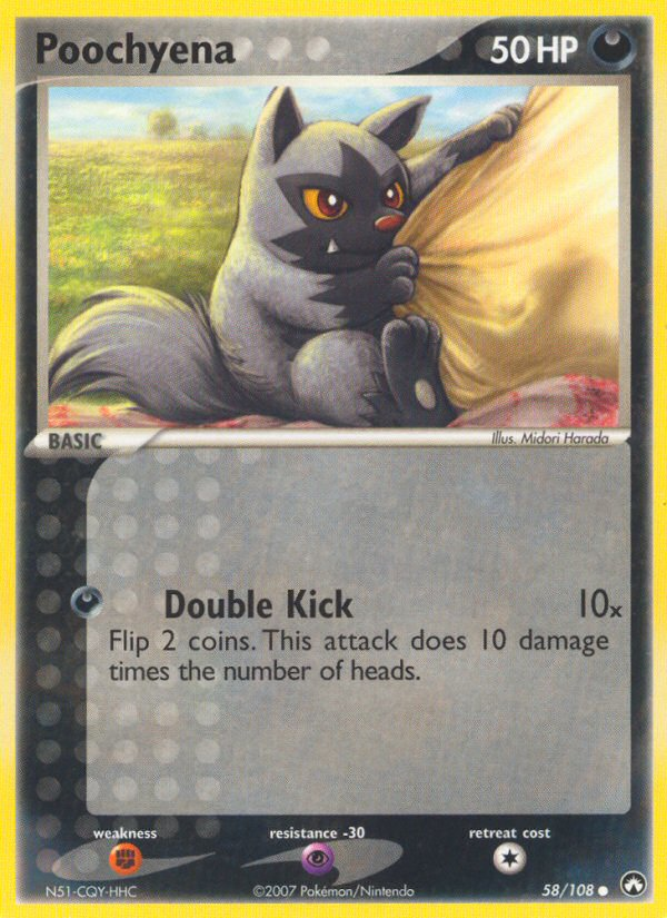 Poochyena — illustrated card