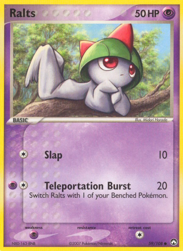 Ralts — illustrated card