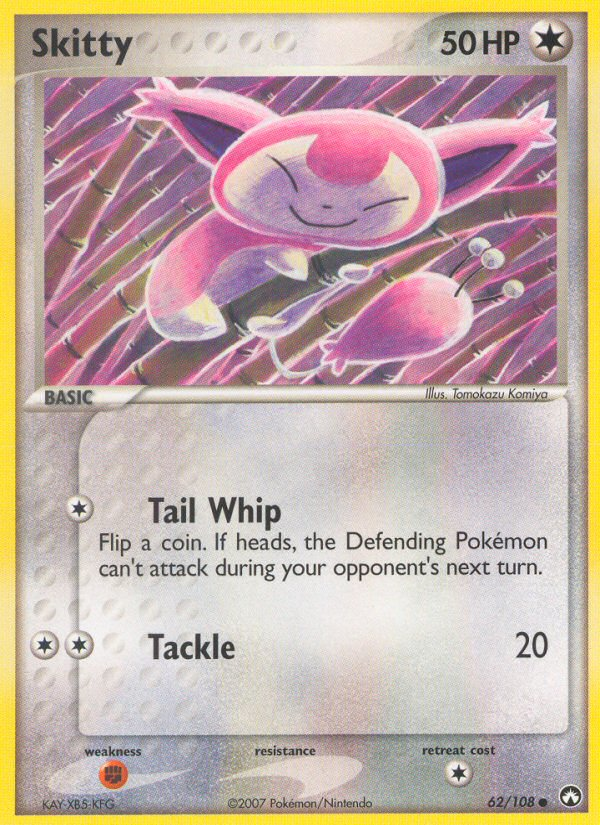 Skitty — illustrated card