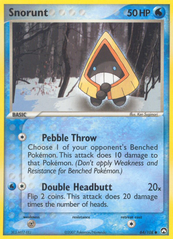 Snorunt — illustrated card