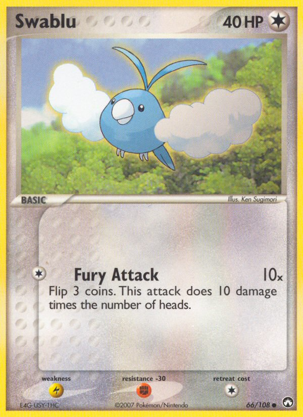 Swablu — illustrated card