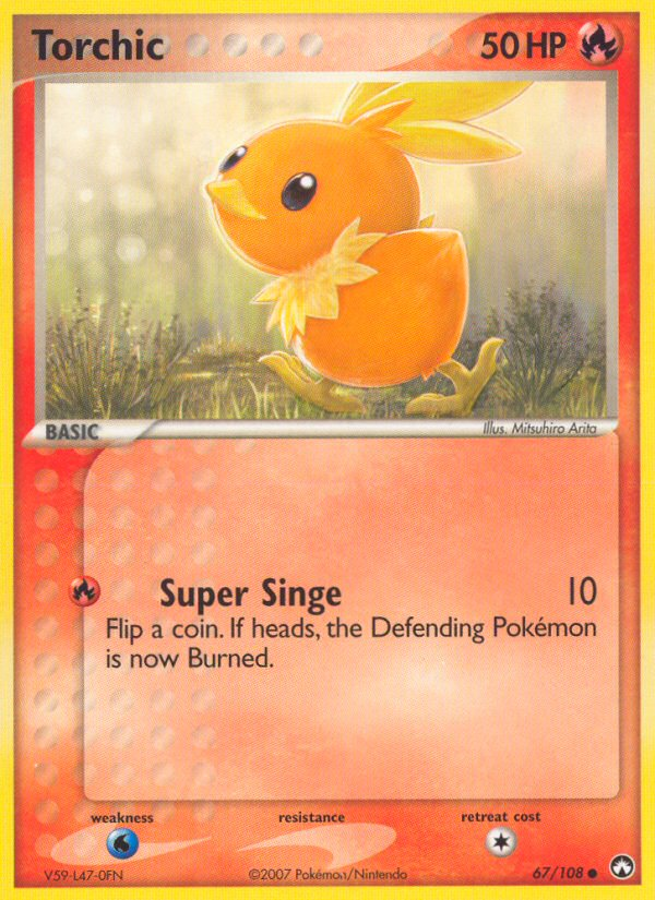 Torchic — illustrated card