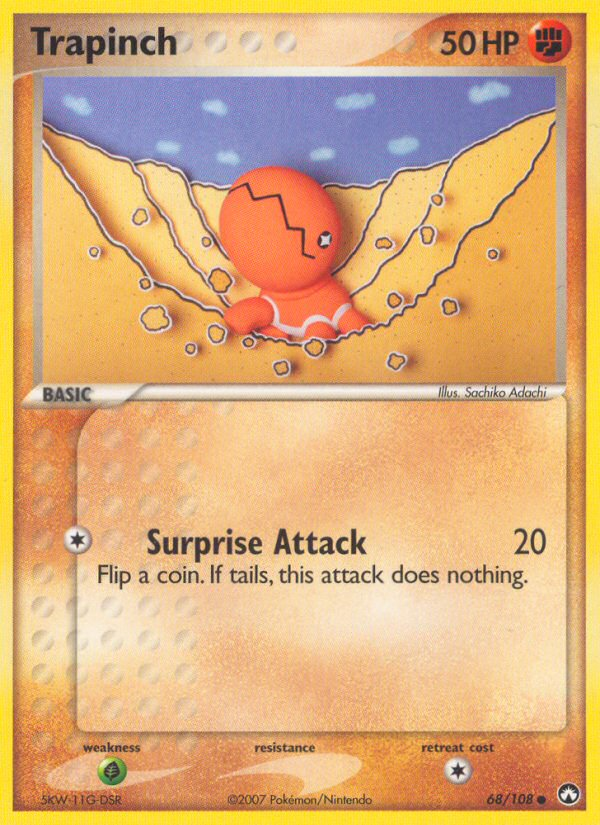 Trapinch — illustrated card