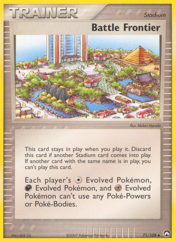 Battle Frontier — illustrated card