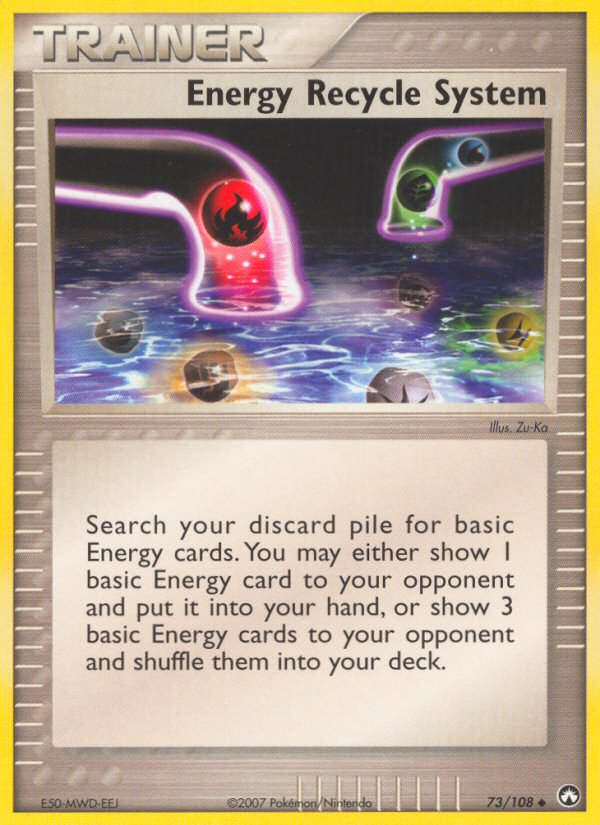 Energy Recycle System — illustrated card