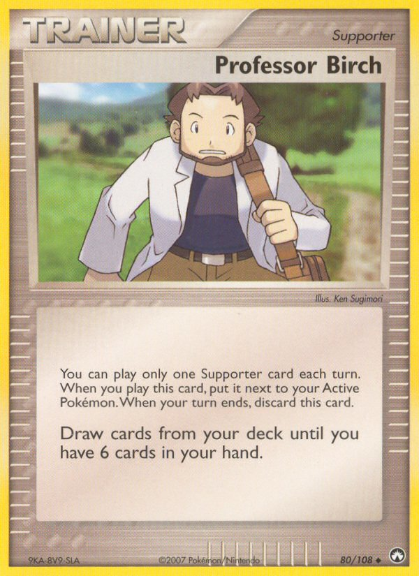 Professor Birch — illustrated card
