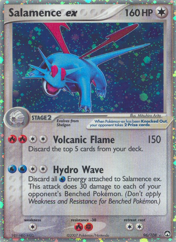Salamence ex — illustrated card