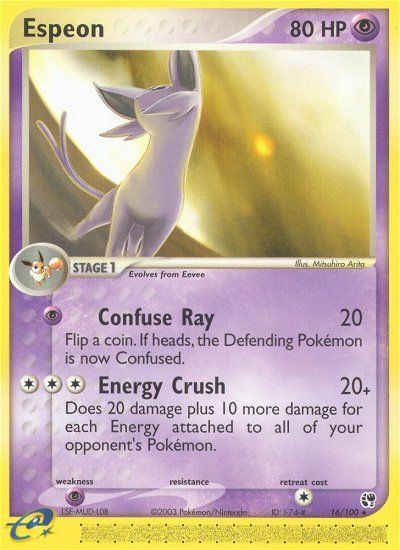 Espeon — illustrated card