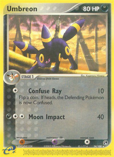 Umbreon — illustrated card