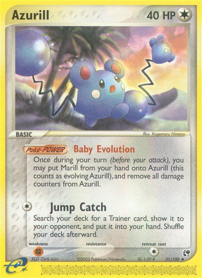 Azurill — illustrated card