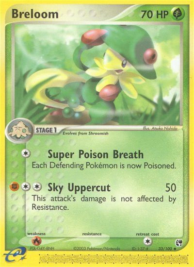 Breloom — illustrated card