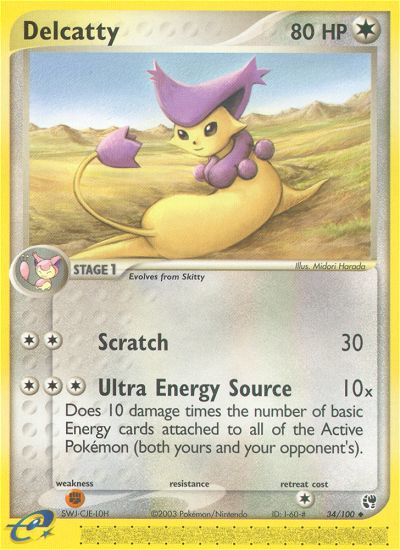 Delcatty — illustrated card